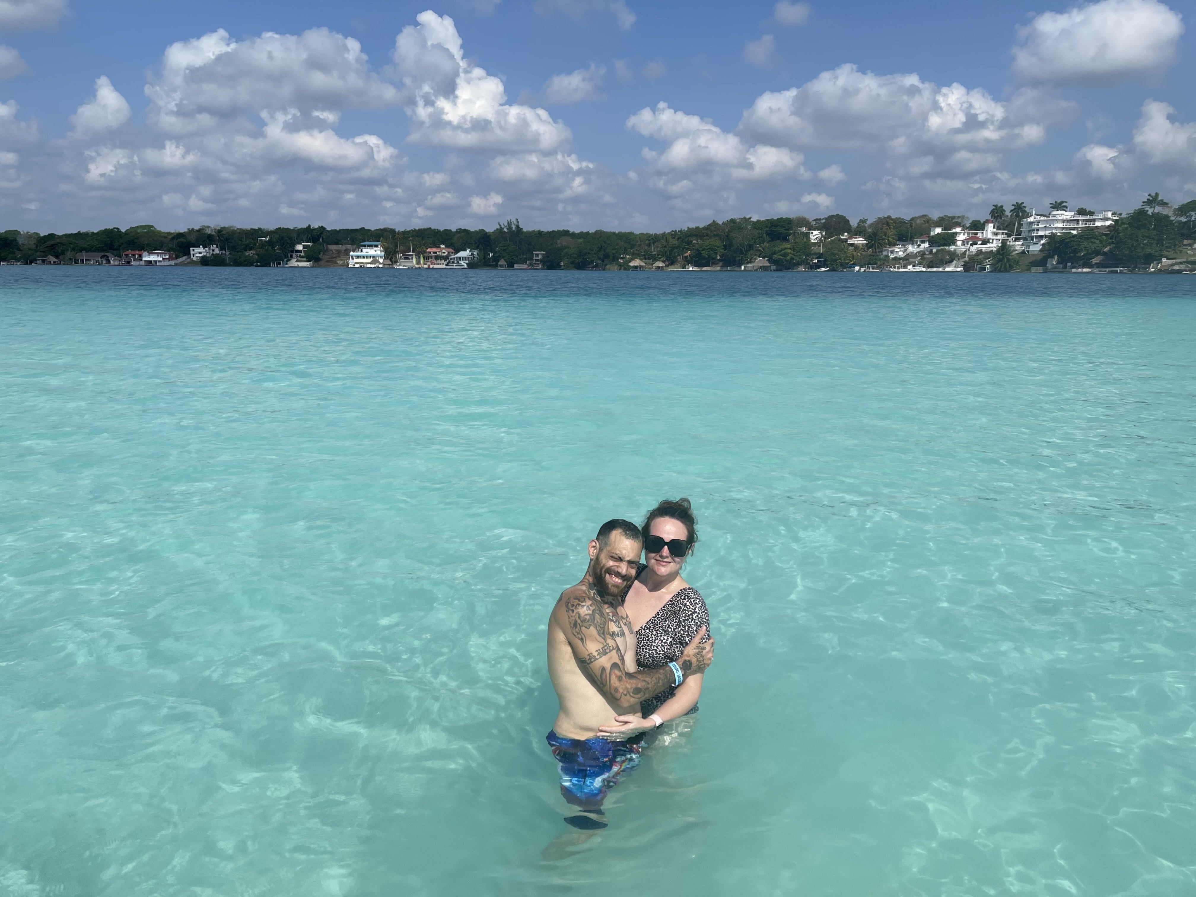 Together at Bacalar, the Lagoon of Seven Colors